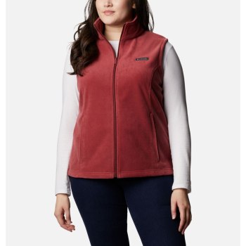 Columbia Benton Springs Plus Size, Chaleco Rojos Para Mujer | 951467-OIZ